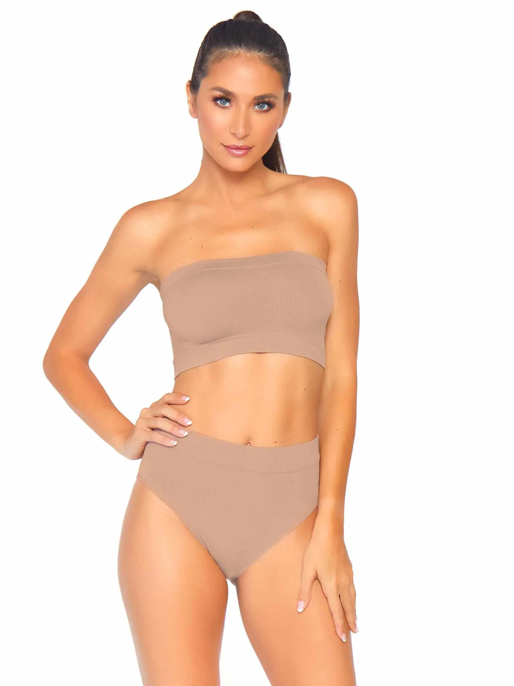 leg Avenue - Naked Base Brief Set - BEIGE